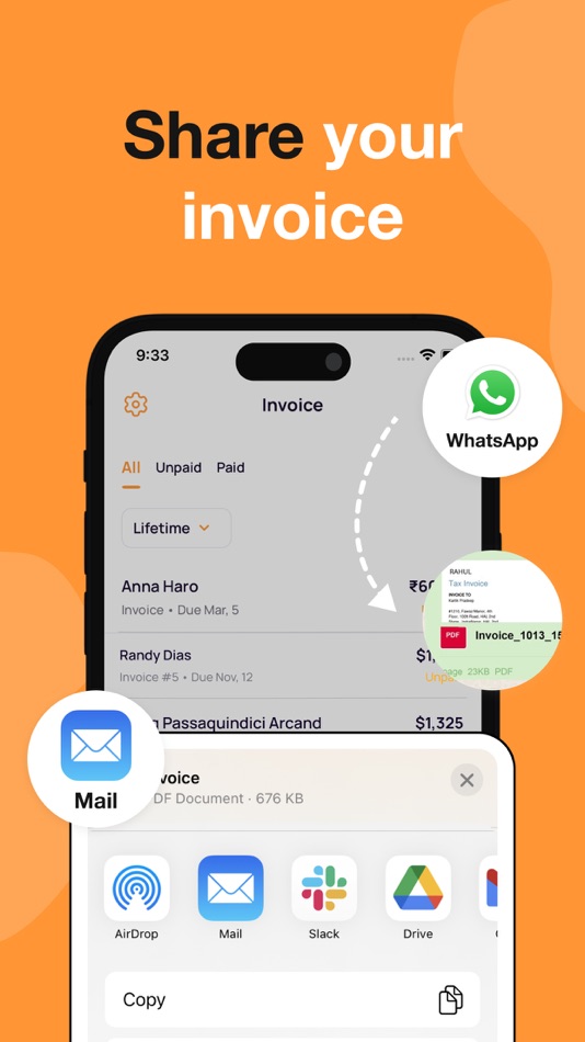 #2. Invoice Maker • Estimate App (iOS) 由: GREWON TECHNOLOGIES PRIVATE LIMITED