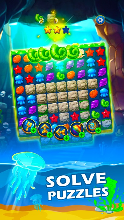 Sea Jewels - Match 3 Game screenshot-4