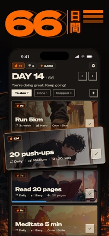 Life Reset: 66 Day Habit iPhone screenshot 2