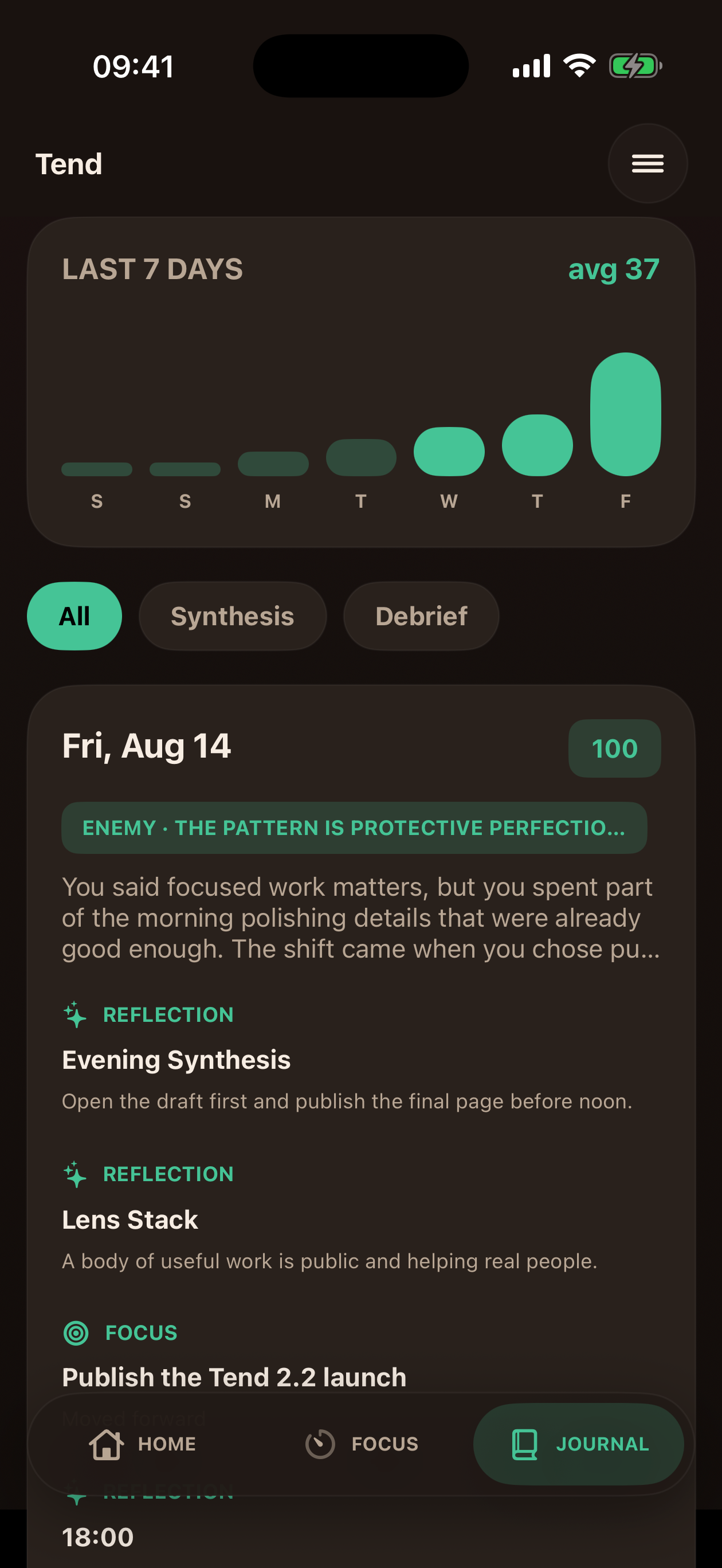 Tend: Recalibrate screenshot 7