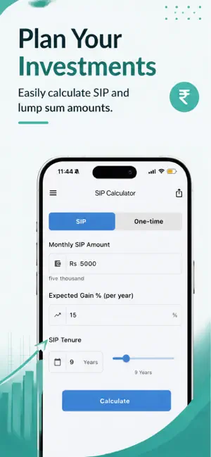 SIP Calculator : SIP Planner screenshot 1