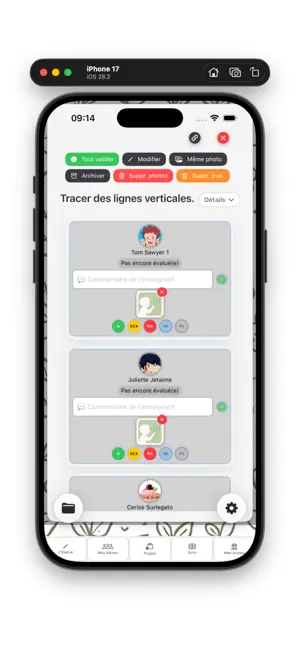 Bloomino, Livrets de suivi screenshot 2