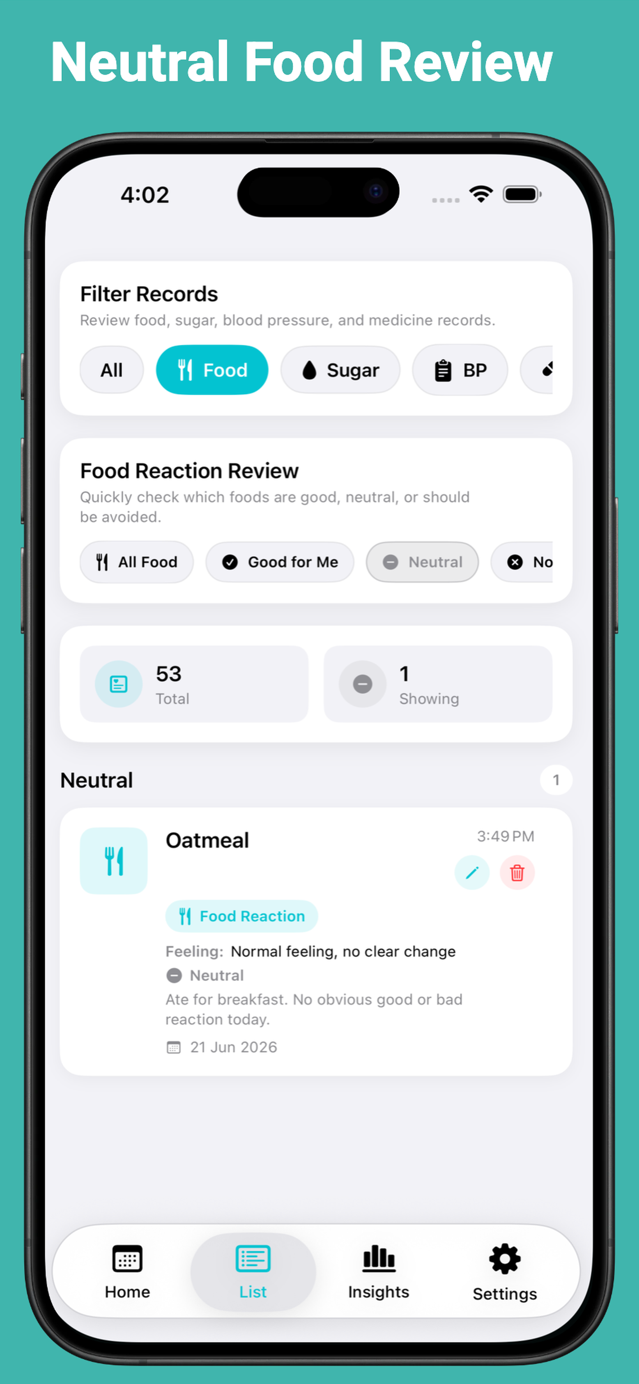 Health Track RUIX screenshot 3