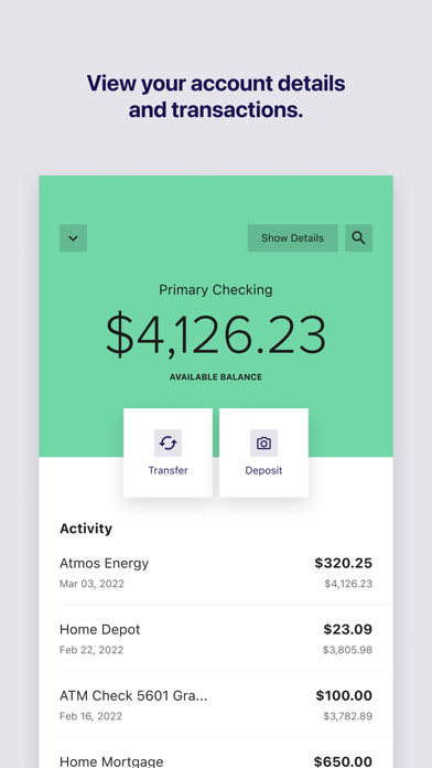 ACFCU Mobile Access iPhone screenshot 3 - Finance app