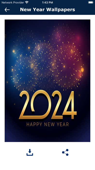 New Year Cards Greetings 2025 Screenshot