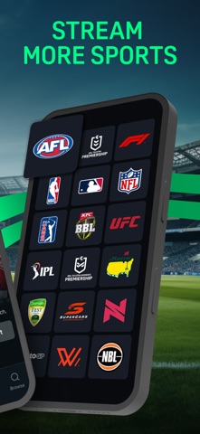 Kayo Sports App Store preview screenshot 2
