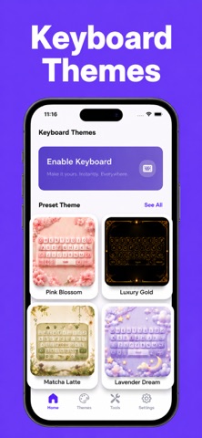 Custom Keyboard Fonts & Themes iPhone screenshot