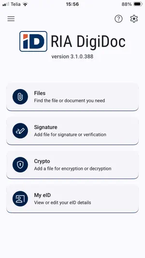 RIA DigiDoc screenshot 1