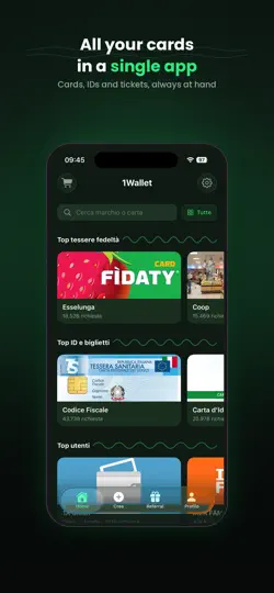 Screenshot von 1Wallet auf dem iPhone 6