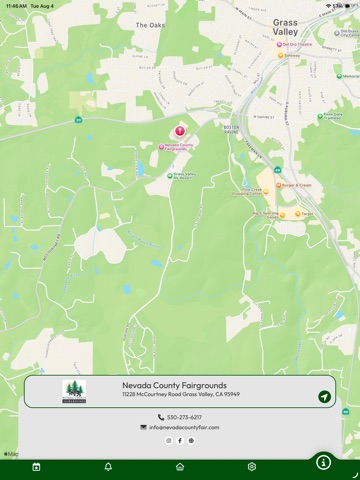 Nevada County Fairgrounds iPad screenshot