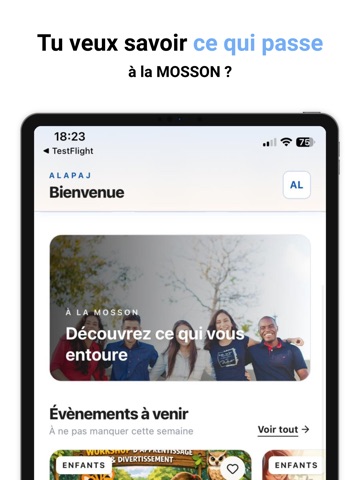 ALAPAJ iPad screenshot