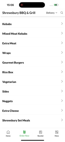 Shrewsbury BBQ & Grill. iPhone screenshot