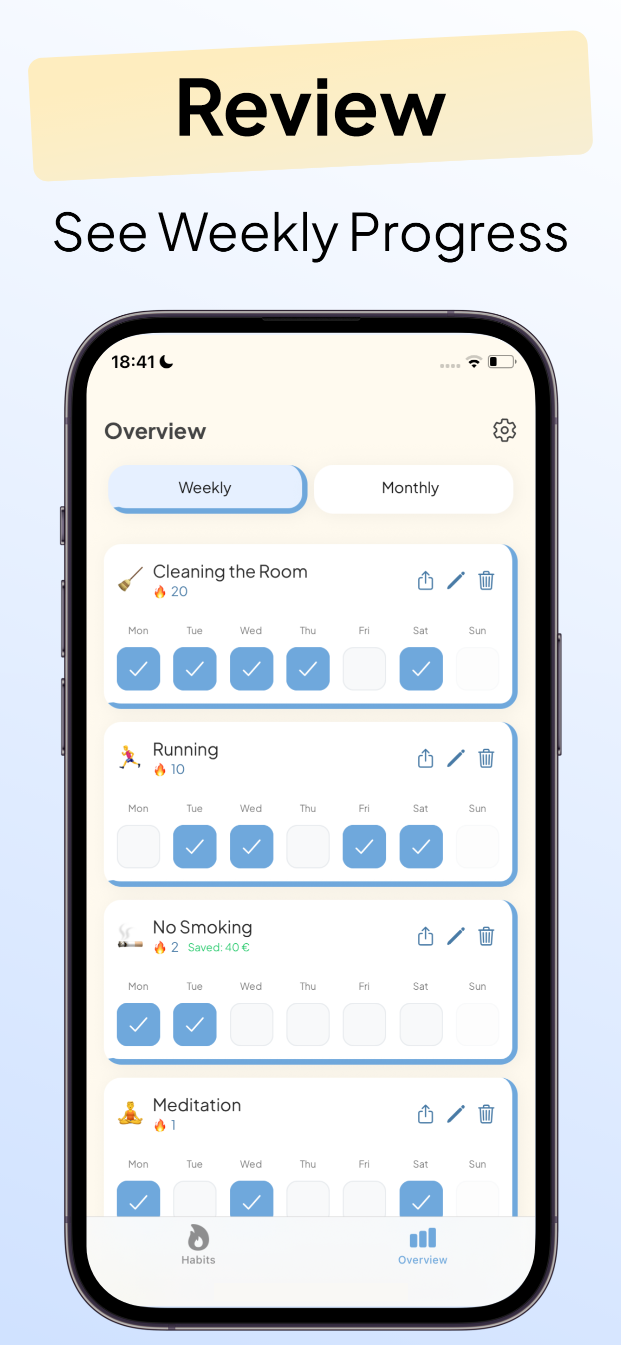 Habit Tracker - Habitor screenshot 5