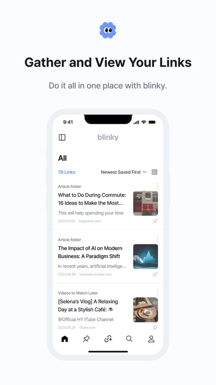 blinky - Bookmark Links
