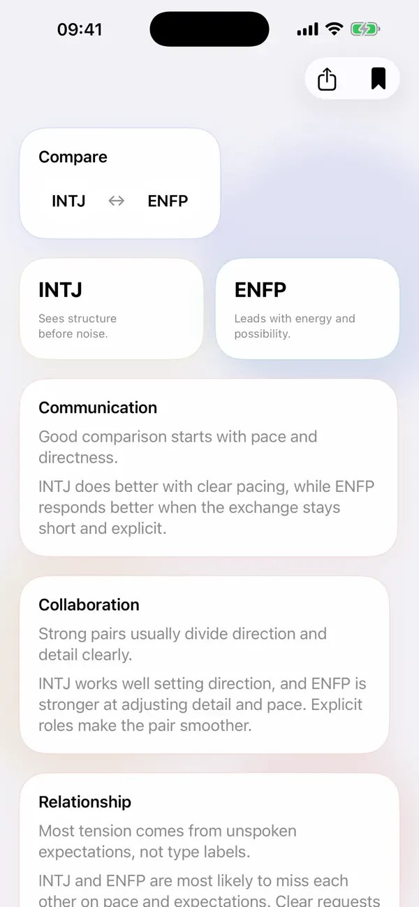 Screenshot #1 pour Type Insight