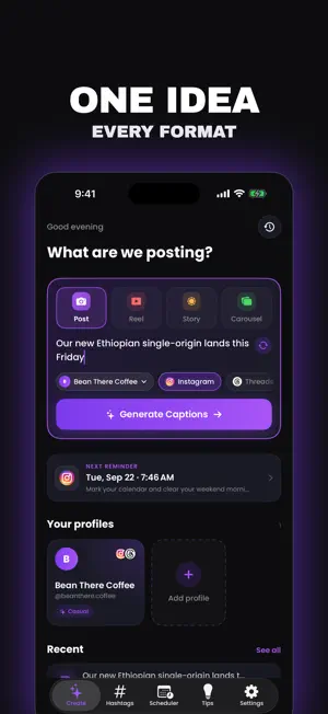 AI Social Media Post Maker screenshot 1