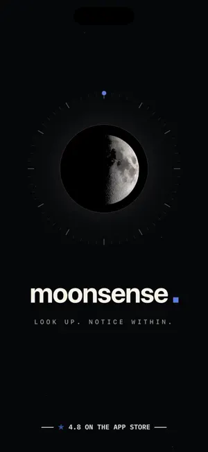 Moonsense: Moon Phases Widget screenshot 1