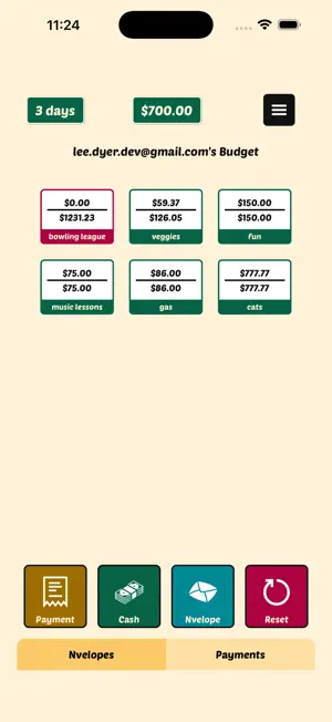 Nvelopes: Envelope Budgeting screenshot 1
