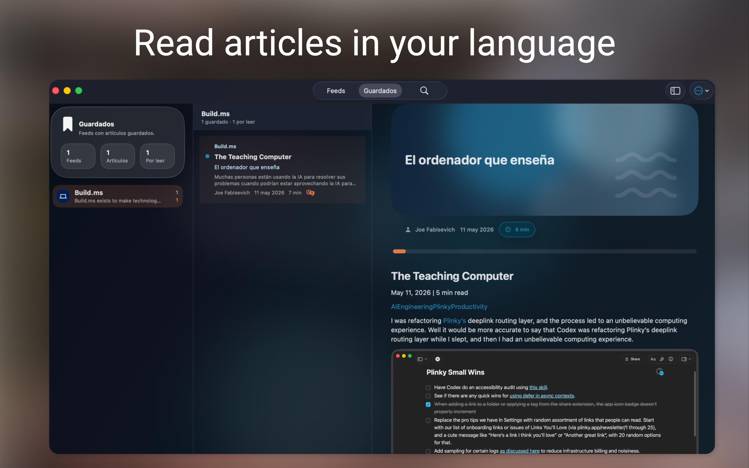 LaterReadRSS screenshot 13