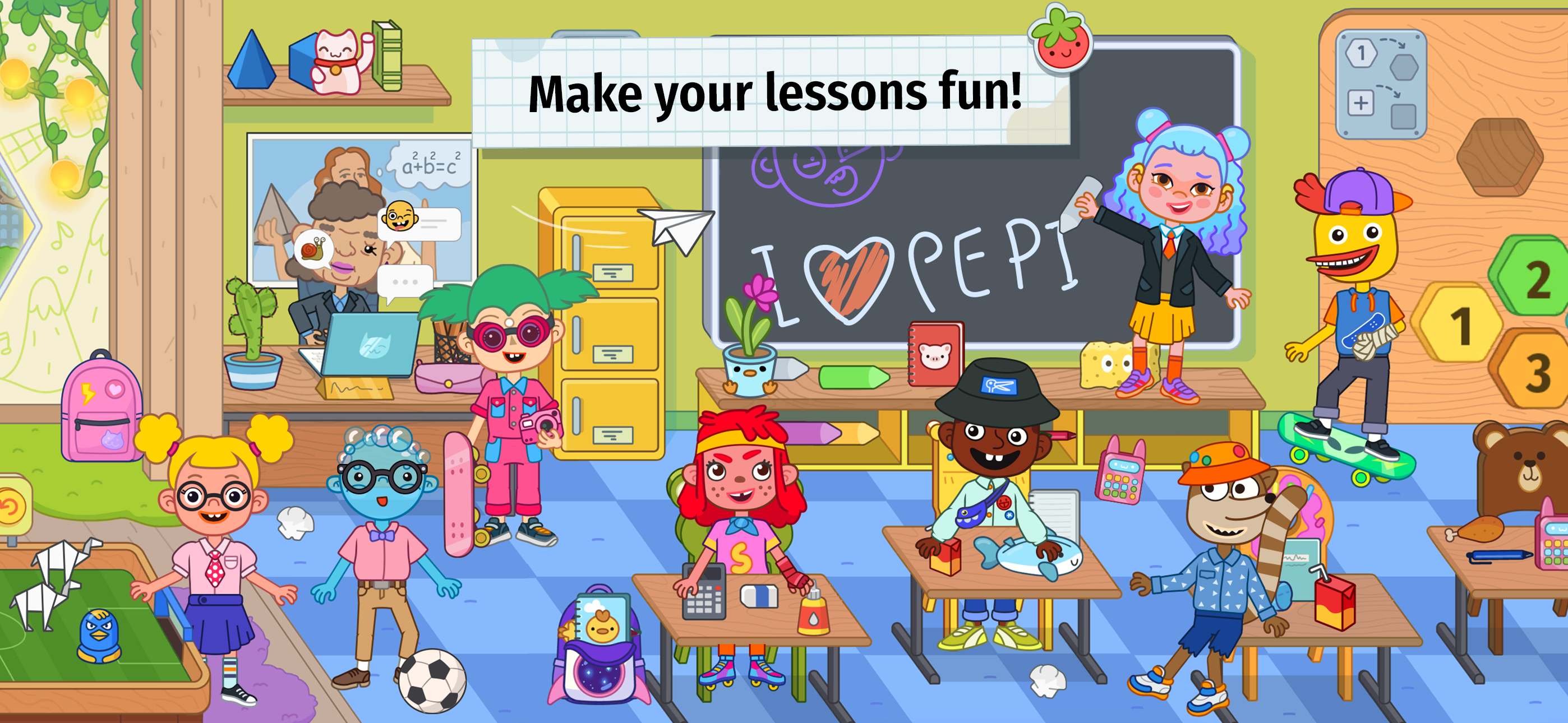 Pepi School: Fun Kid Games