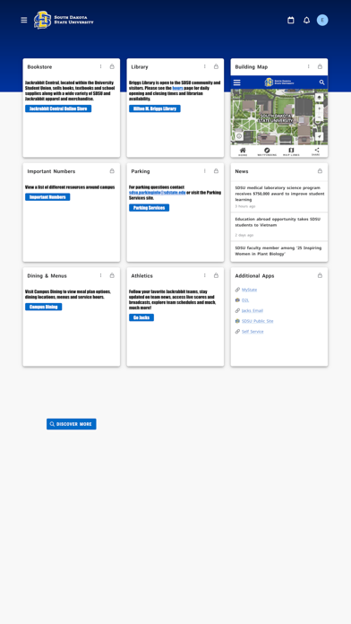 South Dakota State University Screenshot