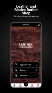 leather and blades barber shop iphone resimleri 1