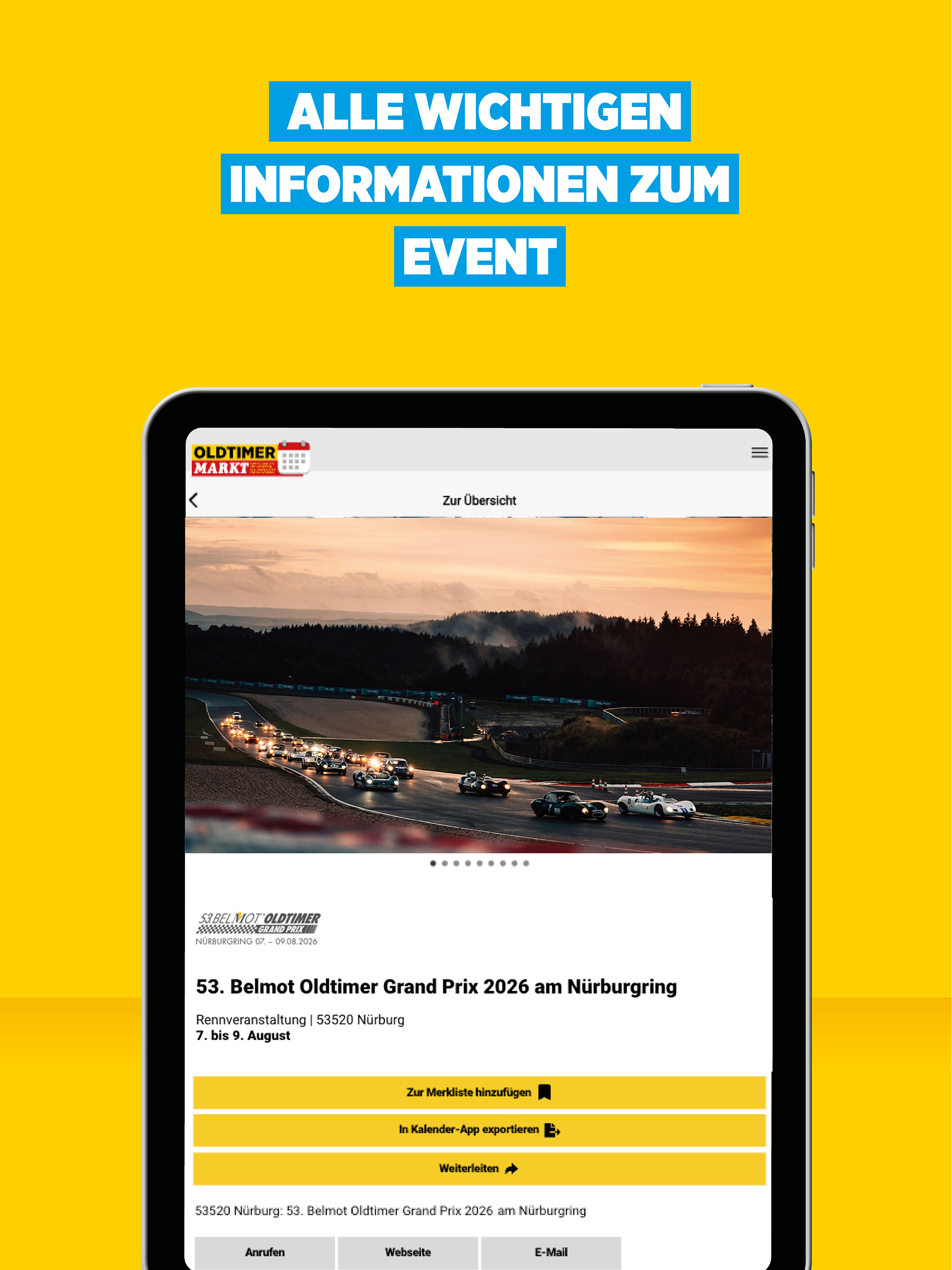 Oldtimer-Termine