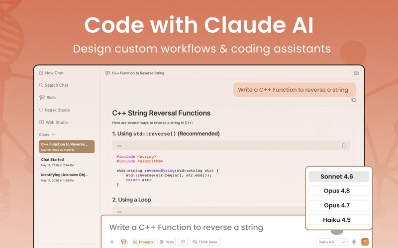 AI Chat, Ask Chatbot Assistant iPhone screenshot