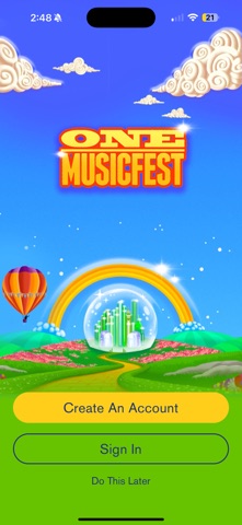 ONE Musicfest 2025 screenshot