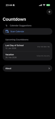 School Countdown - SummerBreak iPhone screenshot