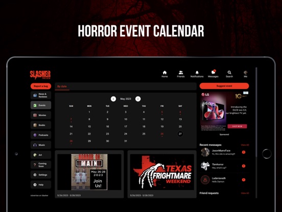 Screenshot #6 pour Slasher Horror Social Network