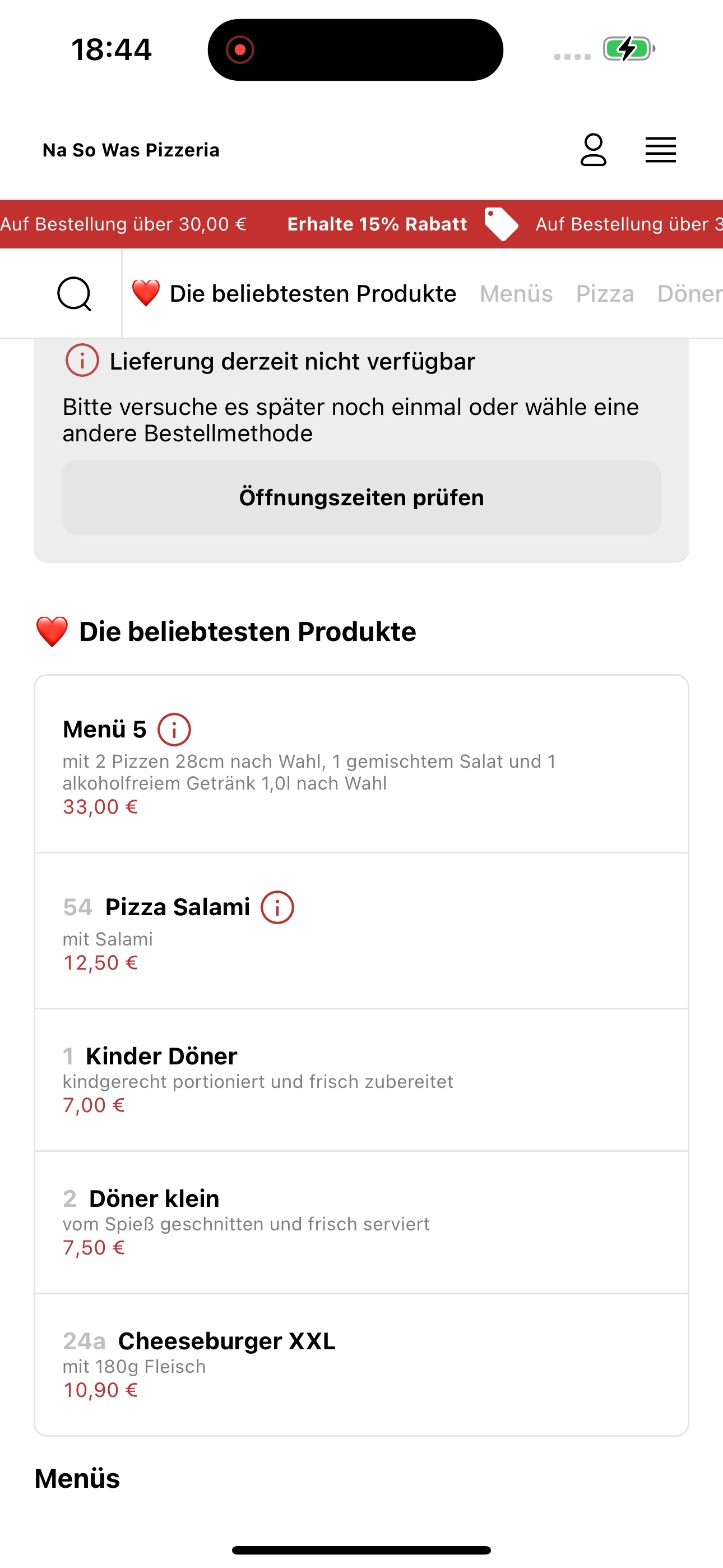 Screenshot 3 of Na So Was Pizzeria