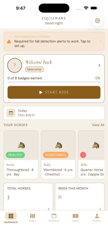 EquiAware: Horse Ride Tracking screenshot