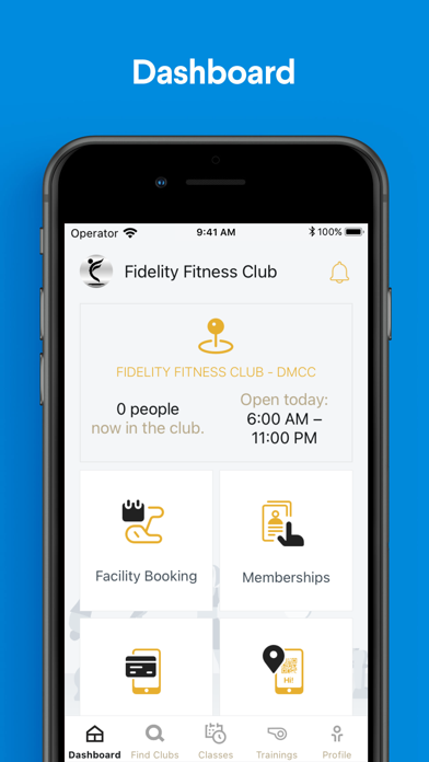 Fidelity Fitness Club Screenshot