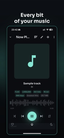 Synq - Hires Offline Music iPhone screenshot 2