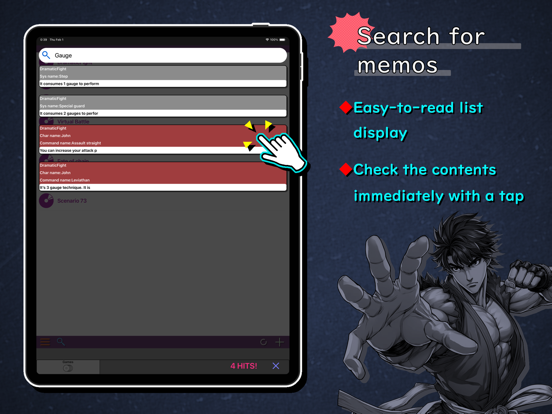 FightNote -  App to win iPad screenshot 7 - Utilities app