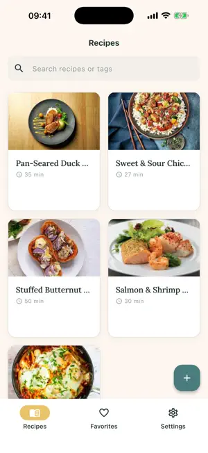 MyFoodBook - Recipe Keeper screenshot 1