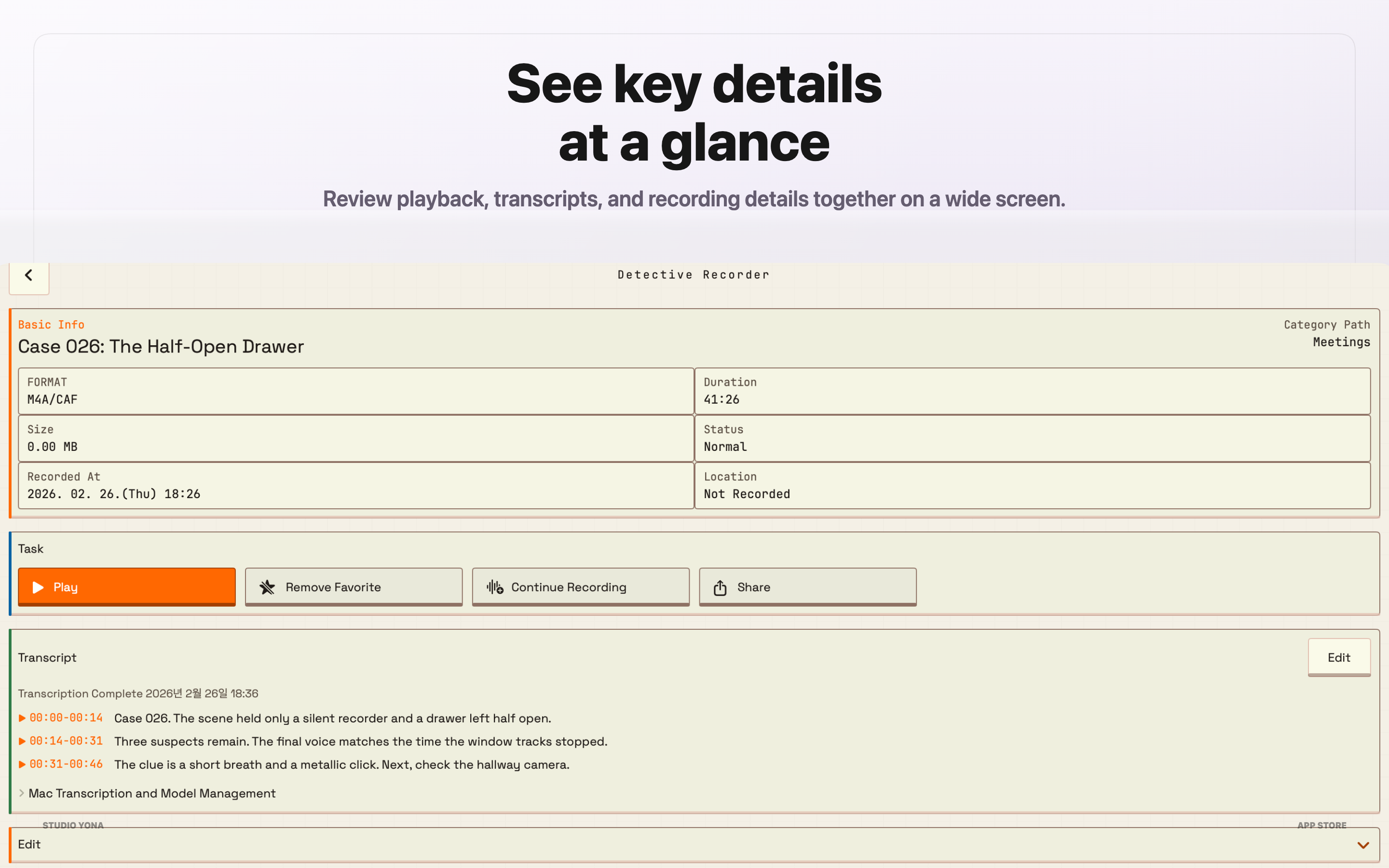 Detective-Recorder screenshot 13