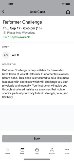 Pilates Hub Weybridge screenshot 3