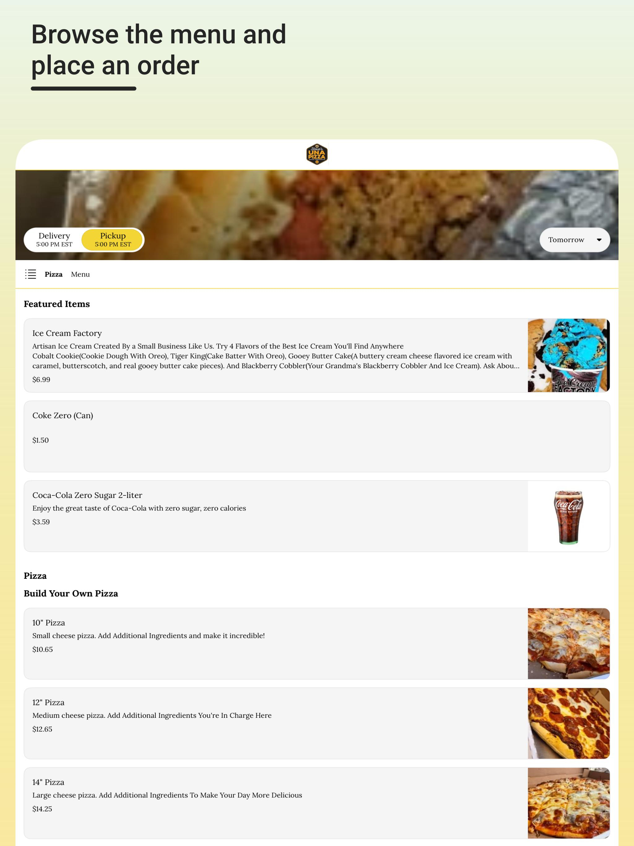 Steve's Una Pizza