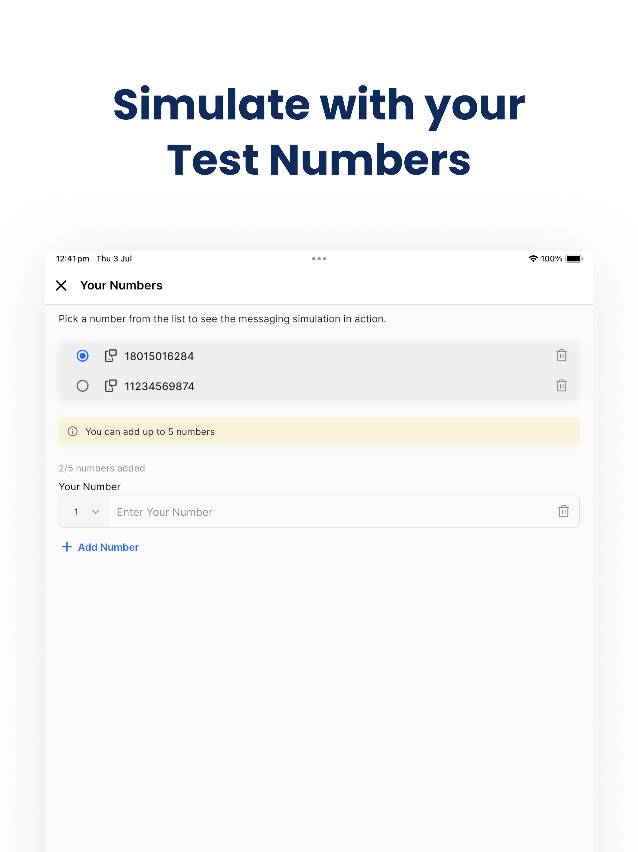 Messaging Simulator