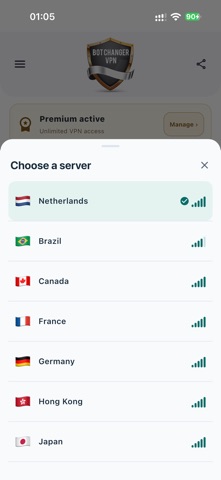 BotChanger VPN screenshot 2