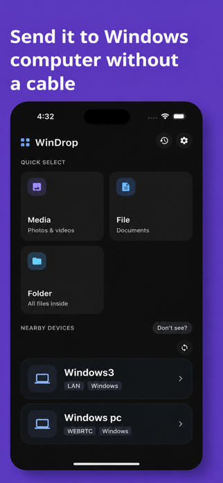 WinDrop Screenshot 1 of 10