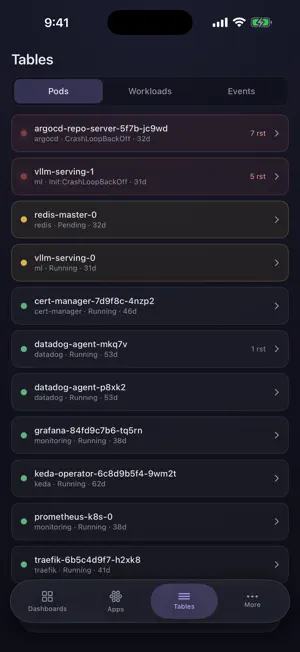 Ergo — Kubernetes screenshot 3