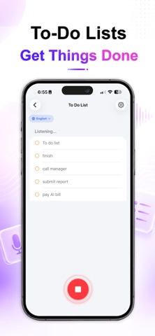Voice Notes & To Do List screenshot