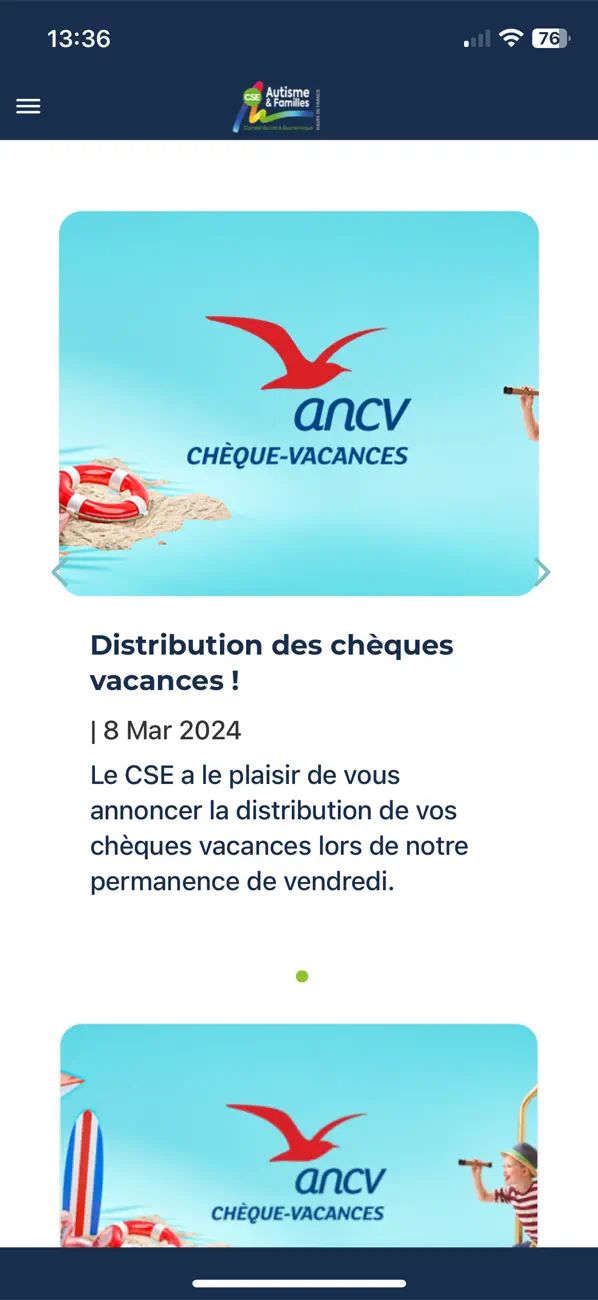 Screenshot #1 pour CSE Autisme et familles