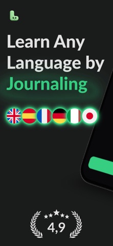 Linjoy: Language Journal iPhone screenshot 1