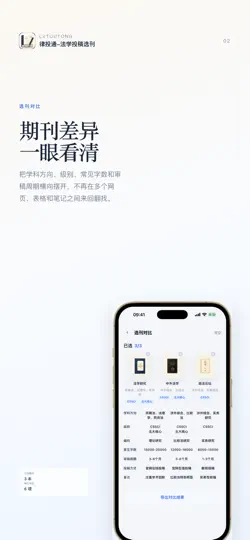 Captura de pantalla de 律投通-法学投稿选刊 en iPhone 2
