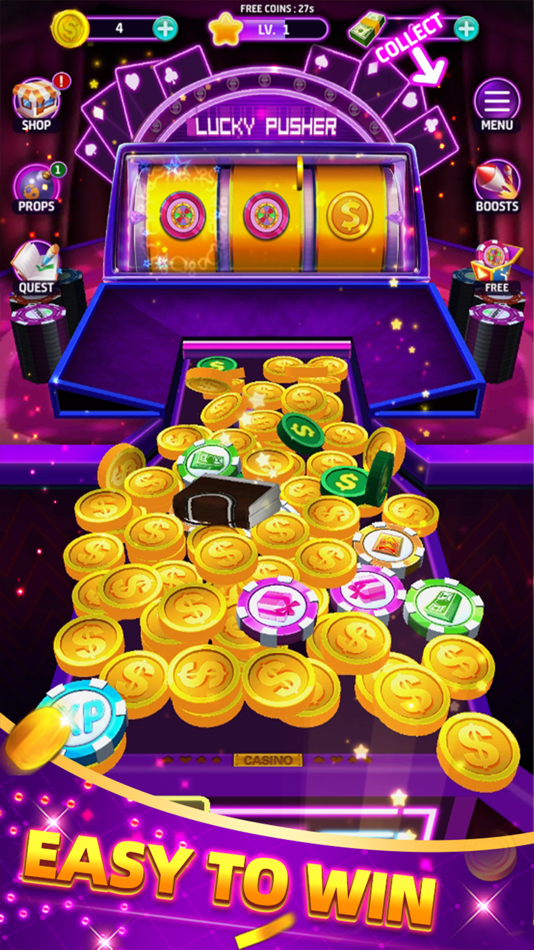 #3. Lucky Pusher : Coin Dozer (iOS) 由: Cashock Technology Ltd.