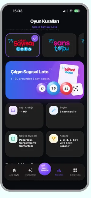 Loto Tahmin | İstatistik screenshot 1